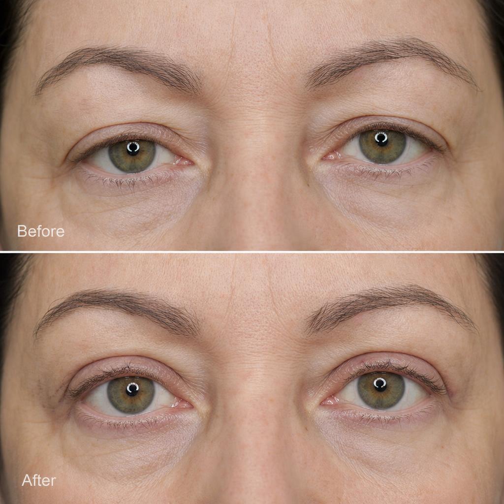 Blépharoplastie supérieure — regard rajeuni.
