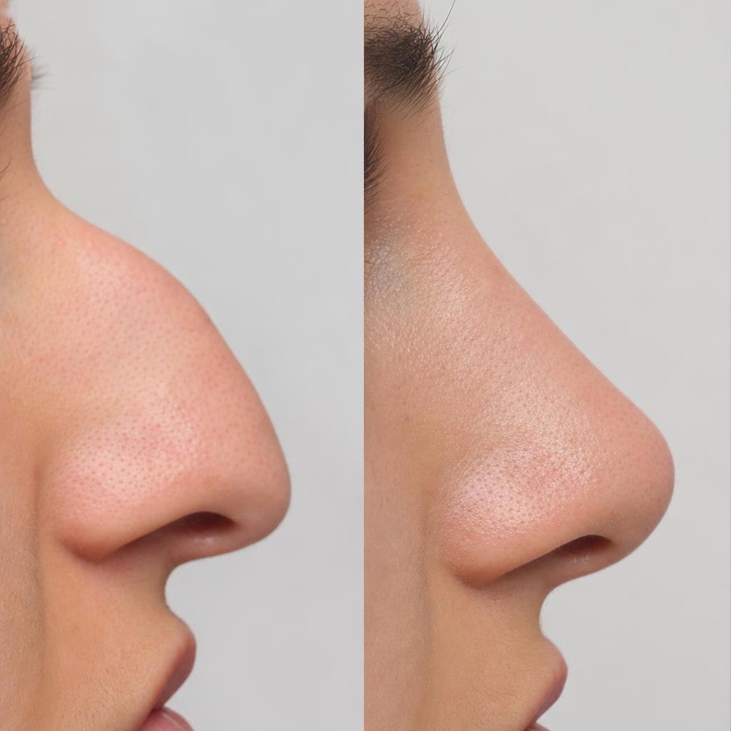 Rhinoplastie — résultat à 3 mois.
